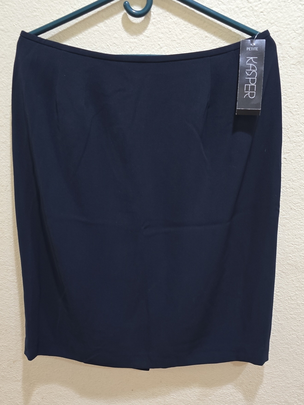 Kasper Petite Dark Navy Pencil Skirt